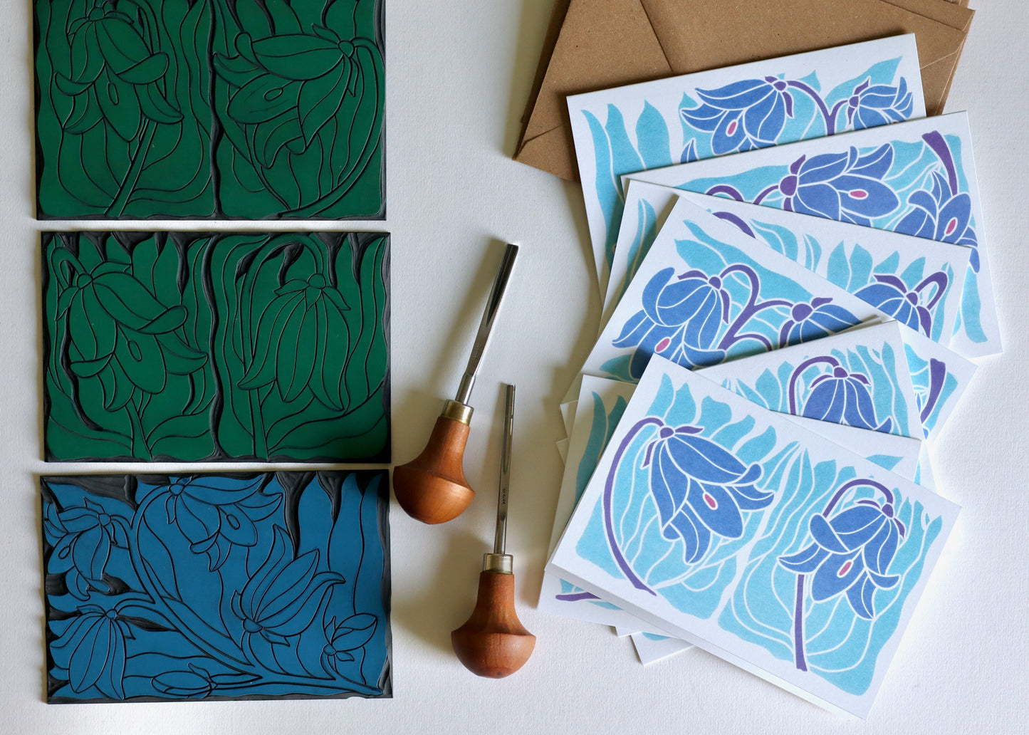 Scottish Bluebells Notecards | Set of 8 Notecards & Envelopes