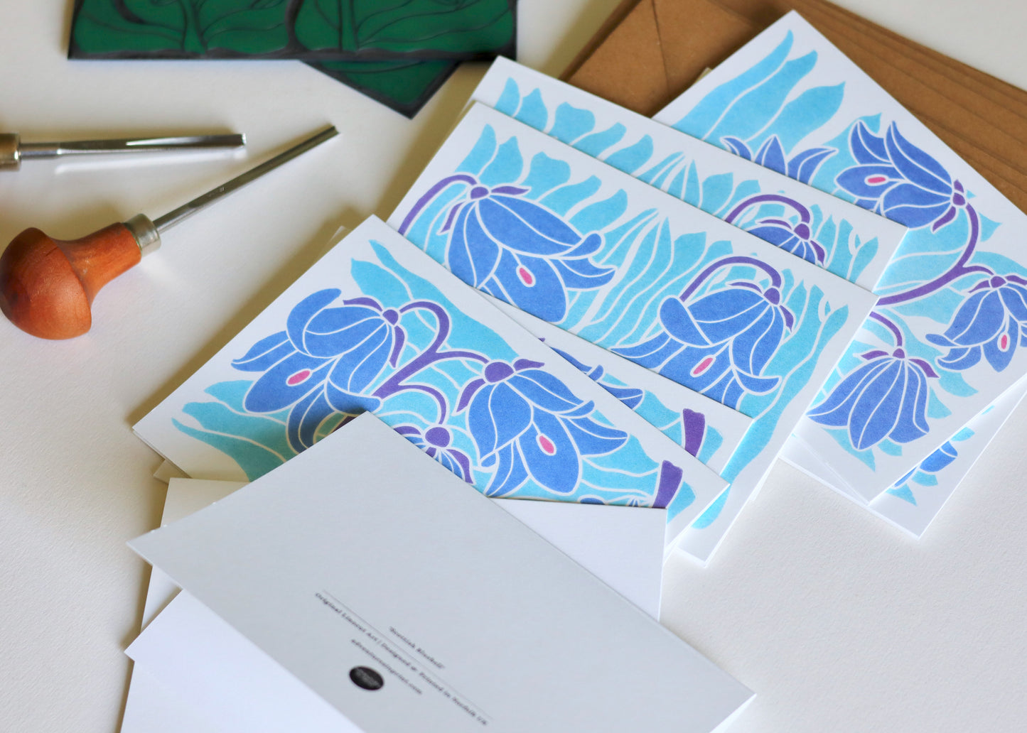 Scottish Bluebells Notecards | Set of 8 Notecards & Envelopes