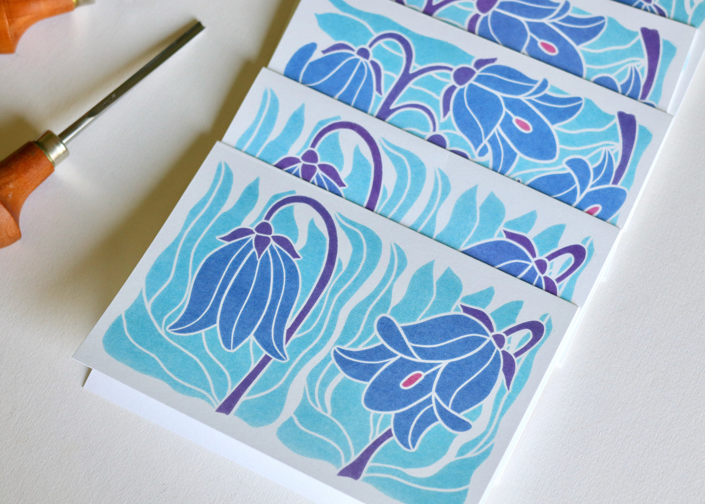 Scottish Bluebells Notecards | Set of 8 Notecards & Envelopes