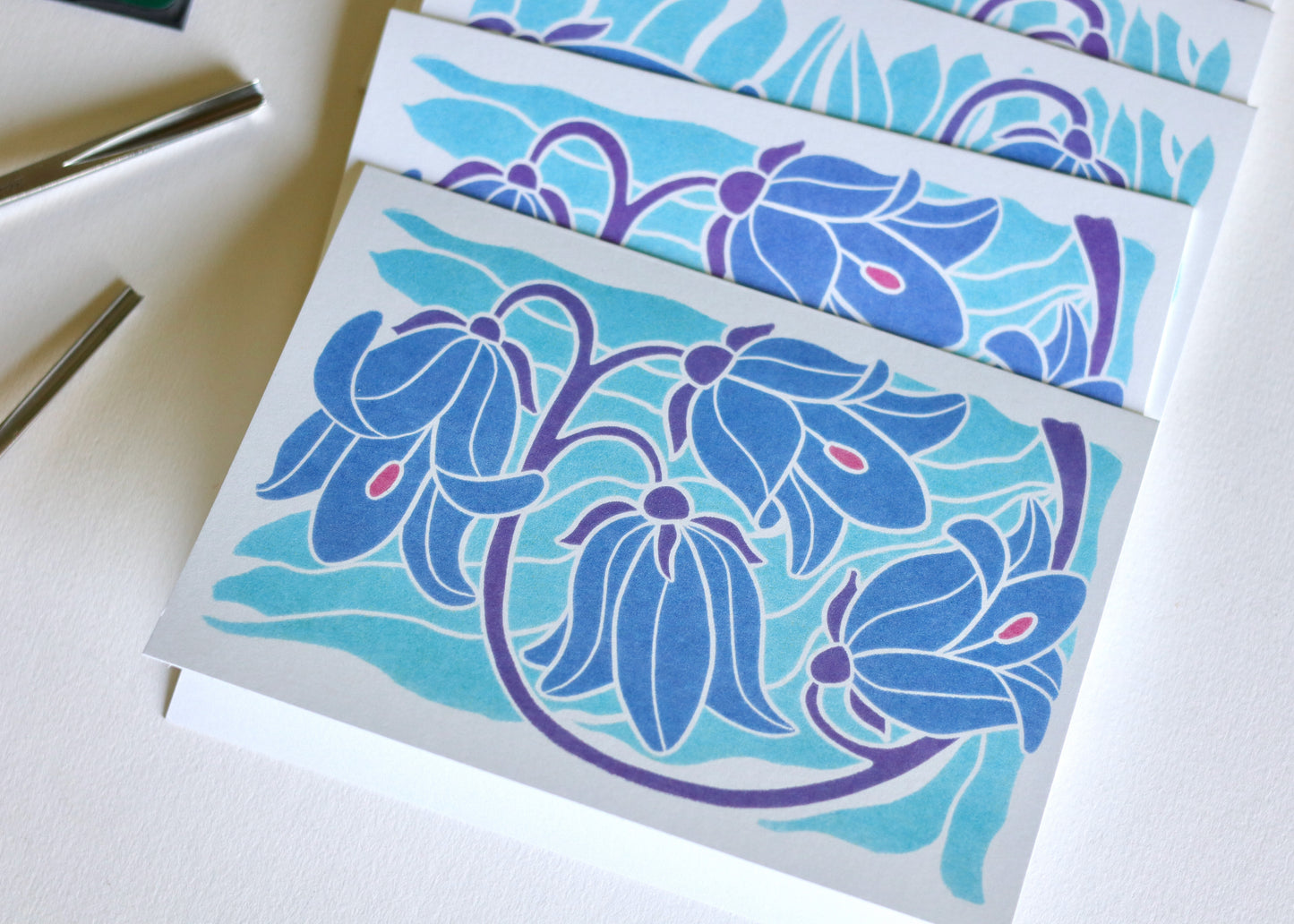 Scottish Bluebells Notecards | Set of 8 Notecards & Envelopes