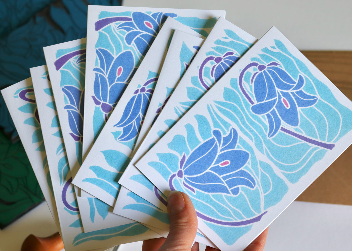 Scottish Bluebells Notecards | Set of 8 Notecards & Envelopes