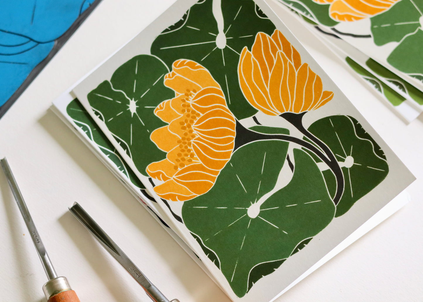Summer Water Lilies Notecards | Set of 8 Notecards & Envelopes