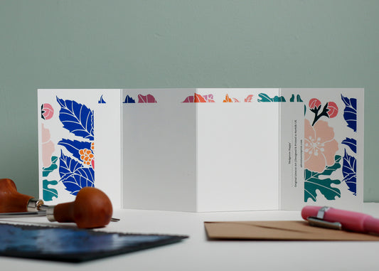 Hedgerow Happy Garland Card | Single Card & Envelope