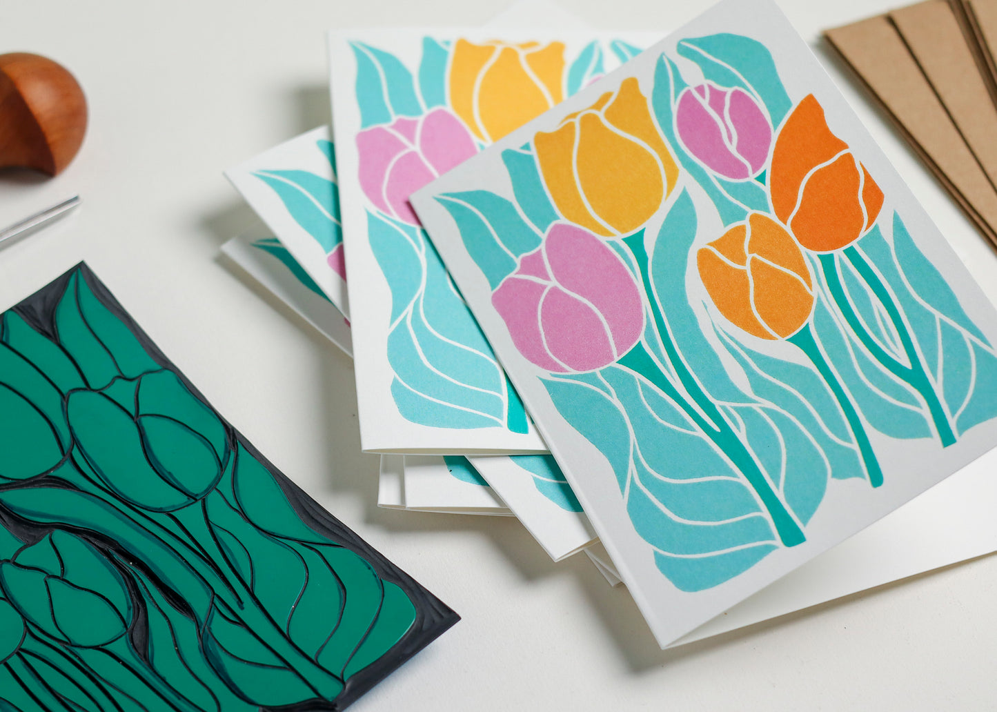 Spring Tulips | Set of 8 Notecards & Envelopes