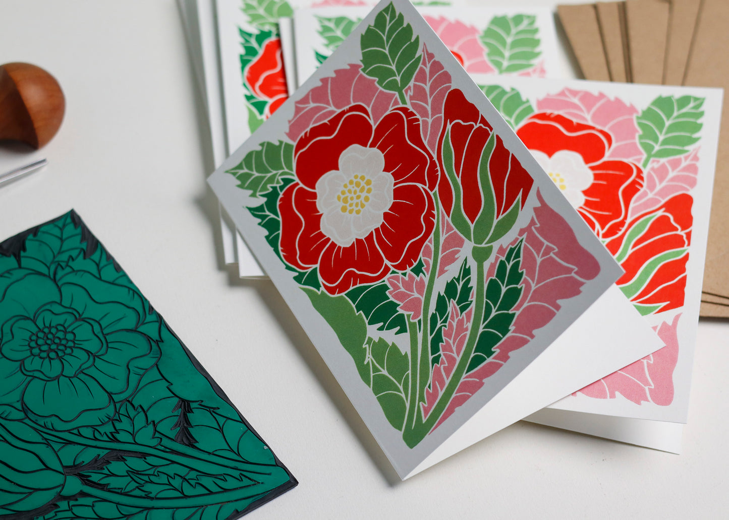 English Tudor Rose | Set of 8 Notecards & Envelopes