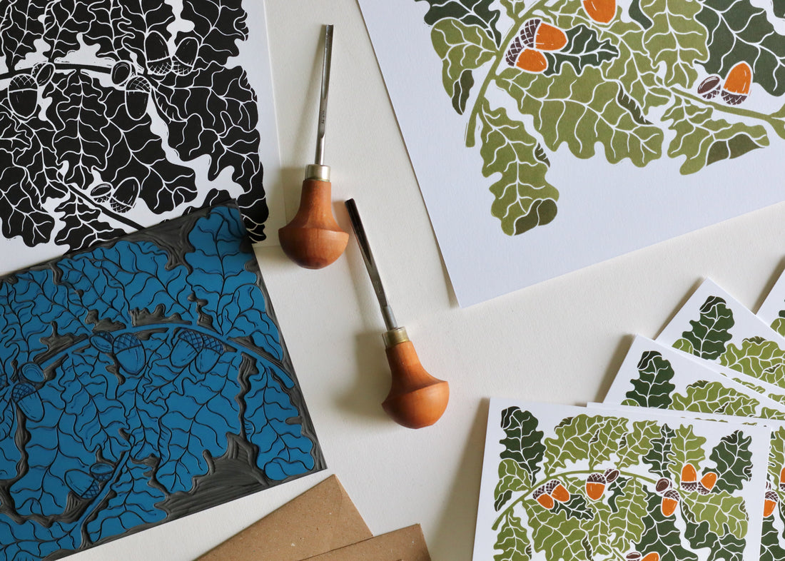Oak Leaves & Acorns: An Autumn Design