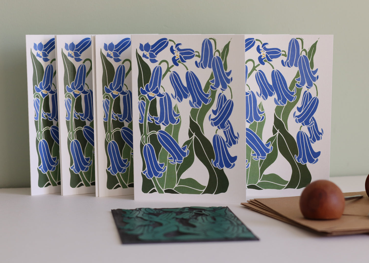 Woodland Haze Bluebells | Set of 8 Notecards & Envelopes