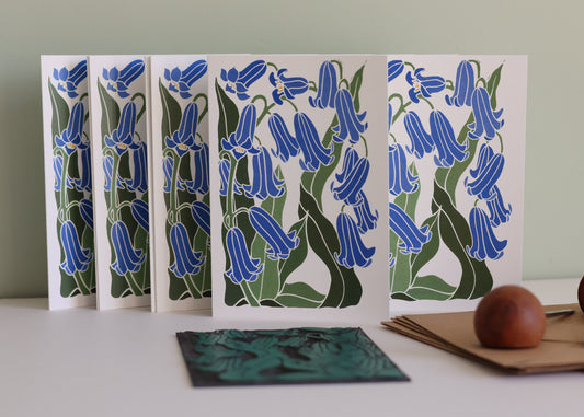 Woodland Haze Bluebells | Set of 8 Notecards & Envelopes