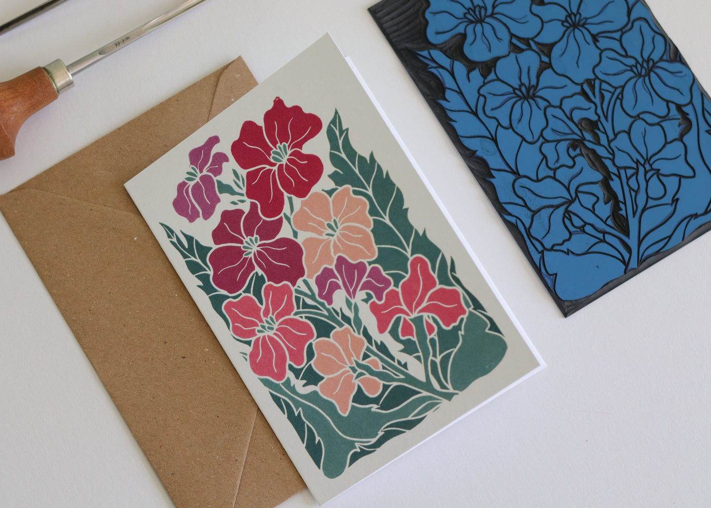 Twilight Haze Wallflowers Luxury Cotton Card | Single Card & Envelope