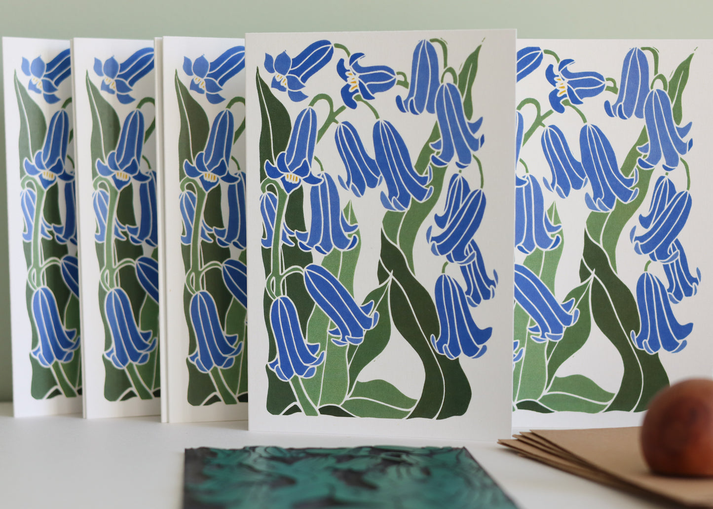 Woodland Haze Bluebells | Set of 8 Notecards & Envelopes