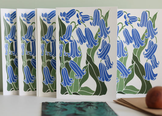 Woodland Haze Bluebells | Set of 8 Notecards & Envelopes