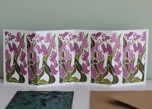 Bluebell Mist Garland Card | Single Card & Envelope