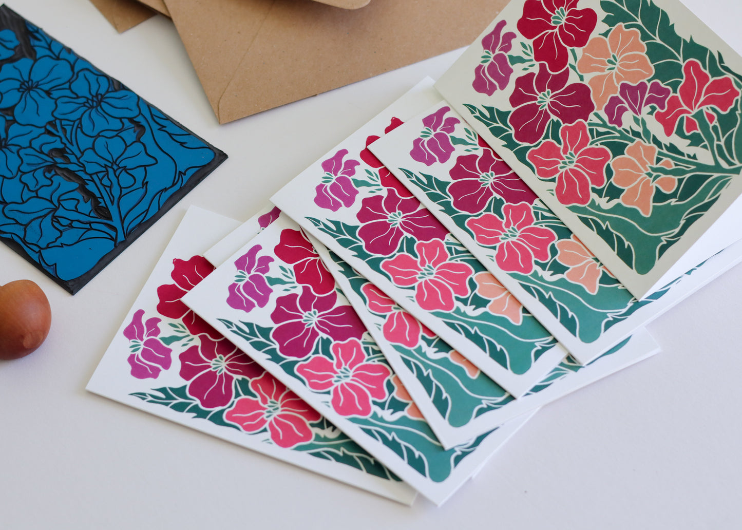 Twilight Haze Wallflowers | Set of 8 Notecards & Envelopes