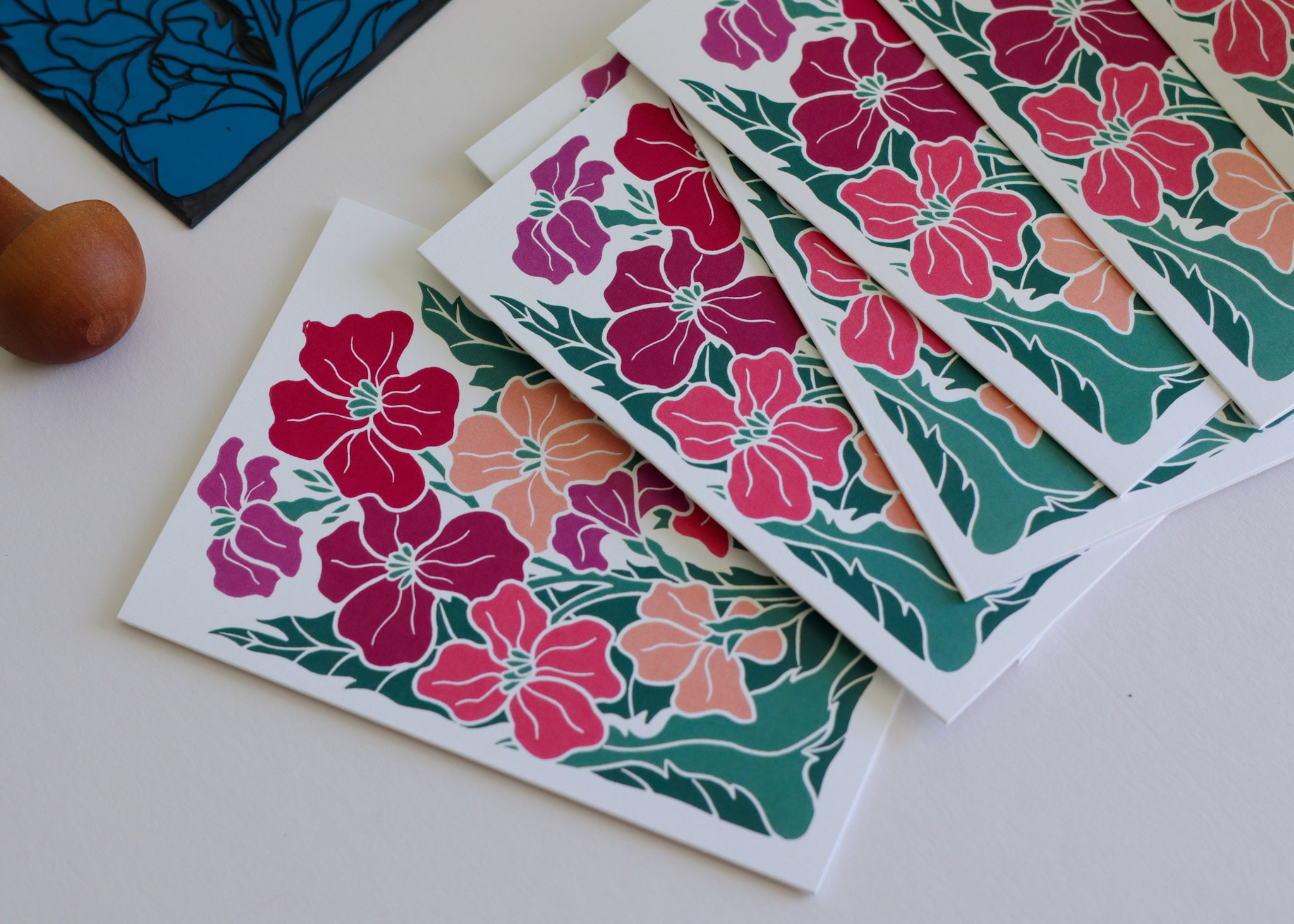 Twilight Haze Wallflowers | Set of 8 Notecards & Envelopes