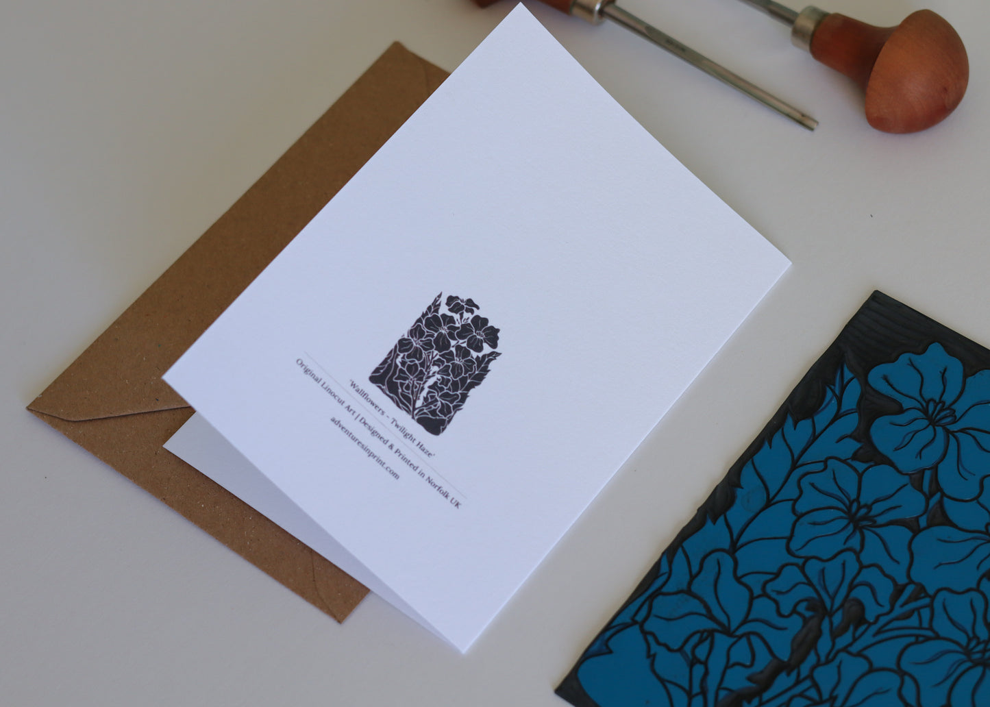 Twilight Haze Wallflowers Luxury Cotton Card | Single Card & Envelope