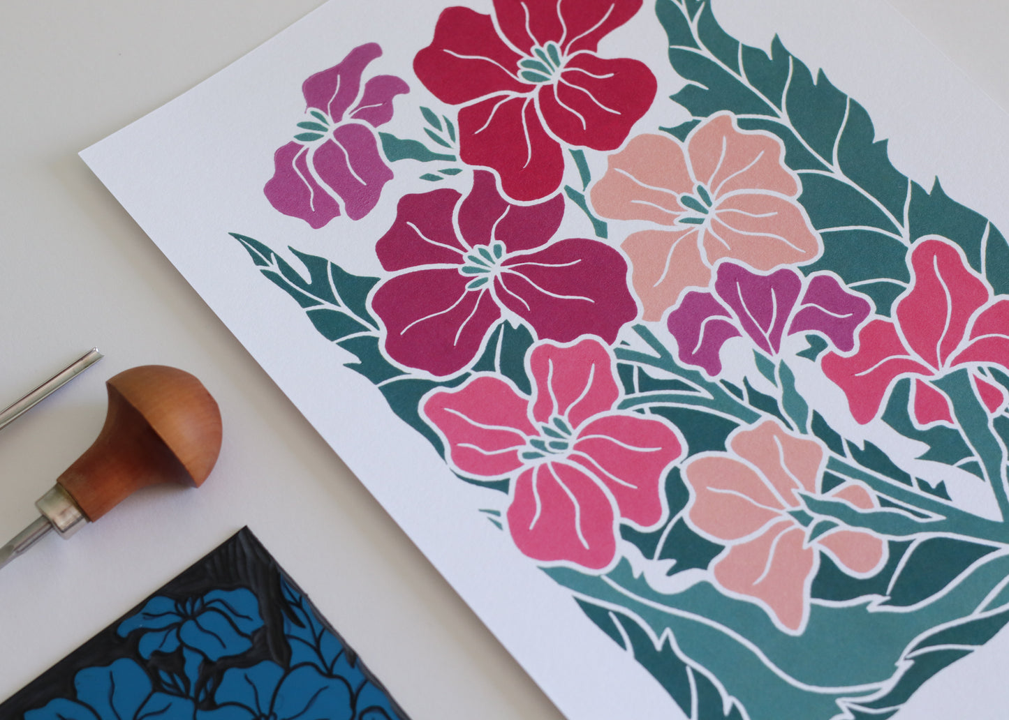 Twilight Haze Wallflowers | Art Print on Cotton Paper (Copy)