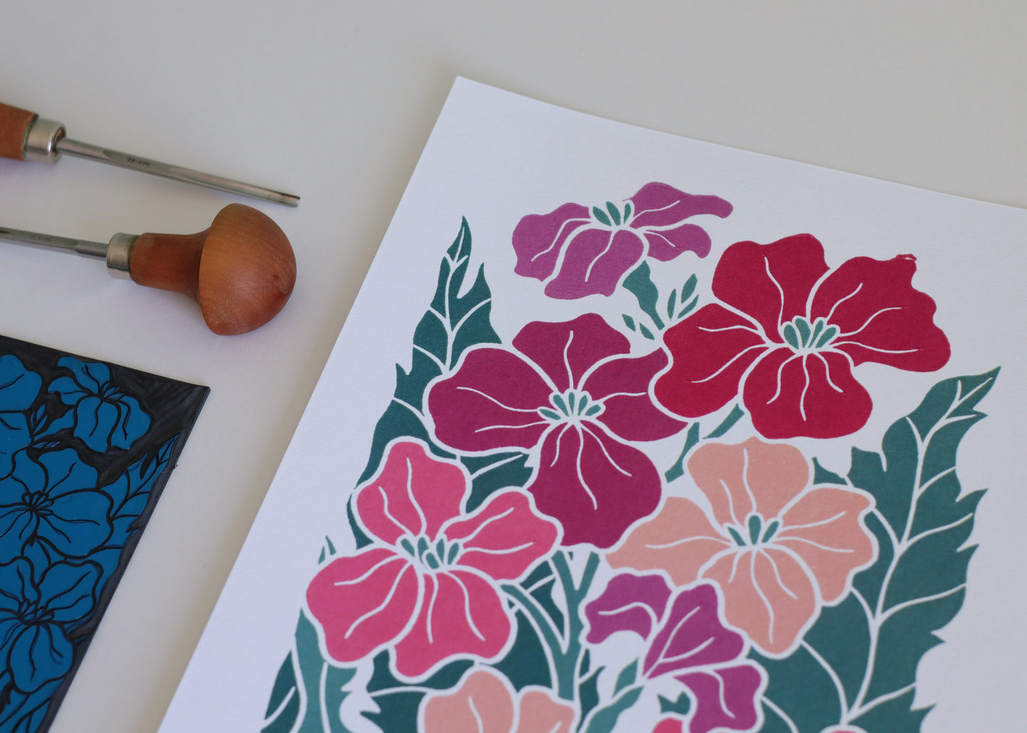 Twilight Haze Wallflowers | Art Print on Cotton Paper (Copy)
