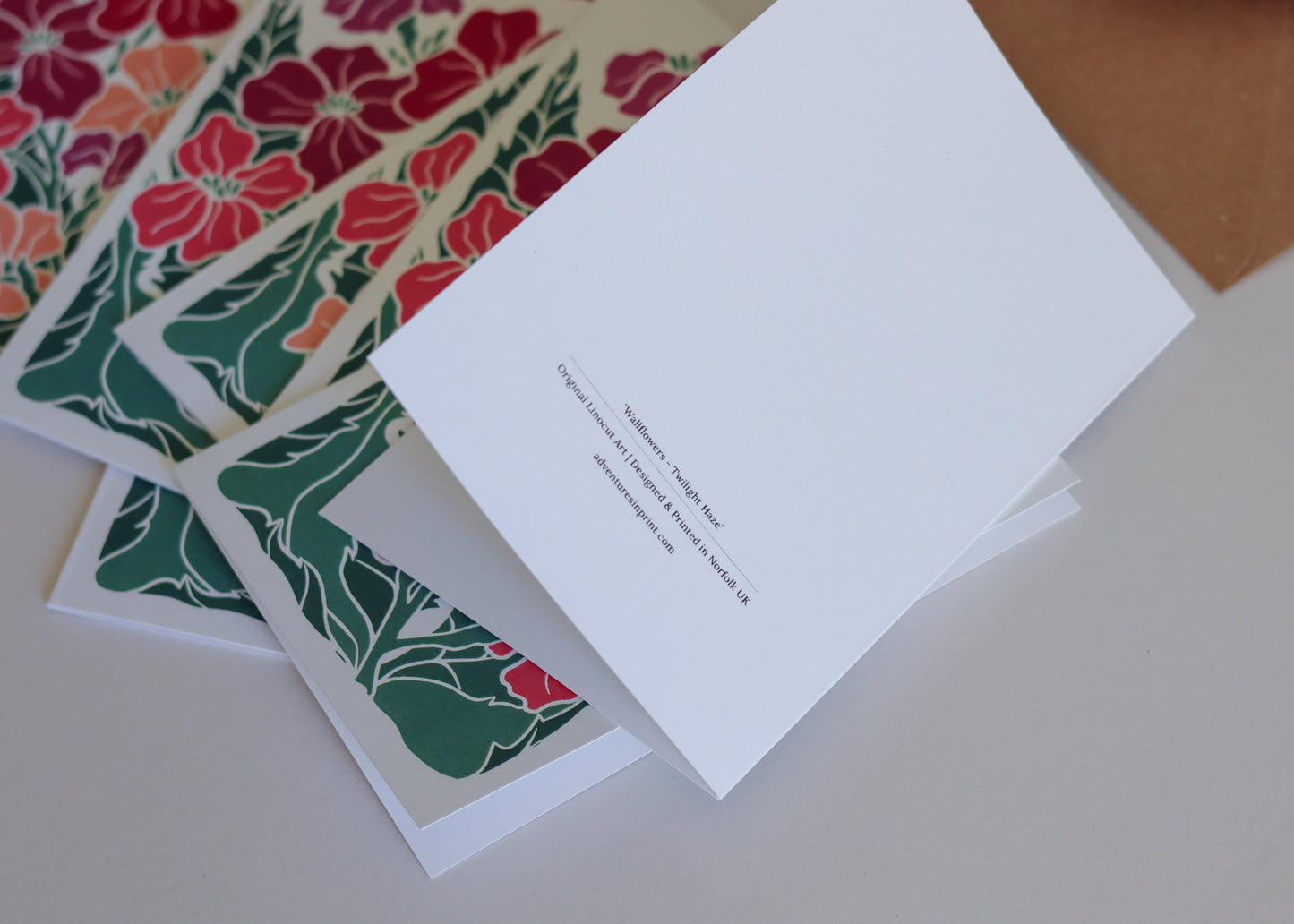 Twilight Haze Wallflowers | Set of 8 Notecards & Envelopes