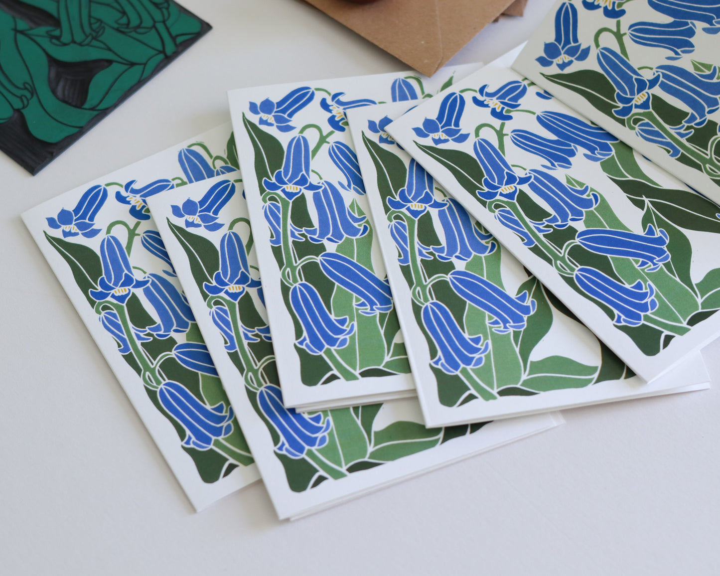 Woodland Haze Bluebells | Set of 8 Notecards & Envelopes