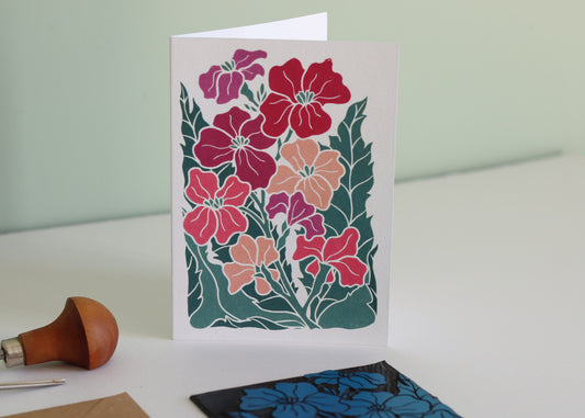 Twilight Haze Wallflowers Luxury Cotton Card | Single Card & Envelope