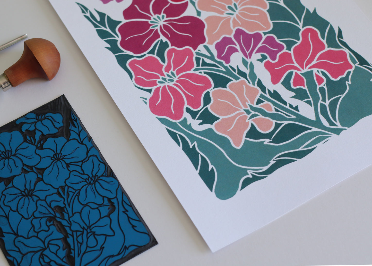 Twilight Haze Wallflowers | Art Print on Cotton Paper (Copy)