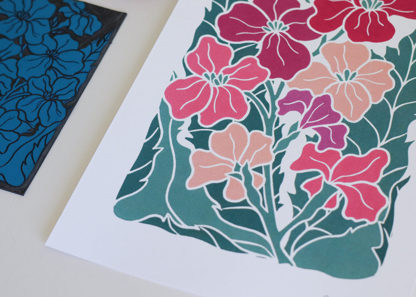 Twilight Haze Wallflowers | Art Print on Cotton Paper (Copy)