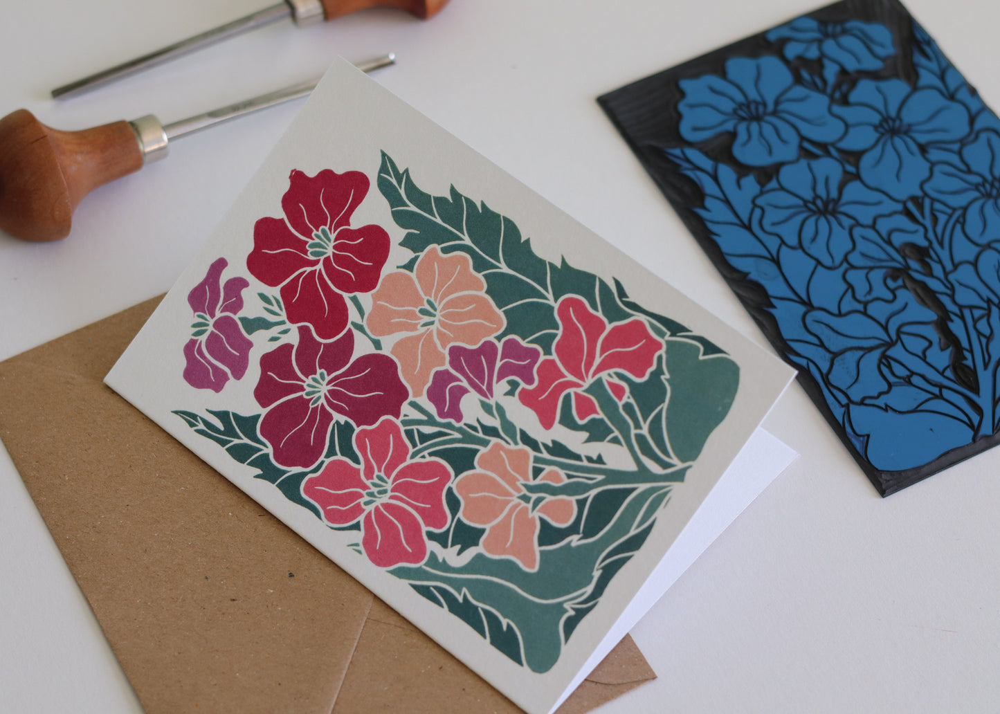 Twilight Haze Wallflowers Luxury Cotton Card | Single Card & Envelope