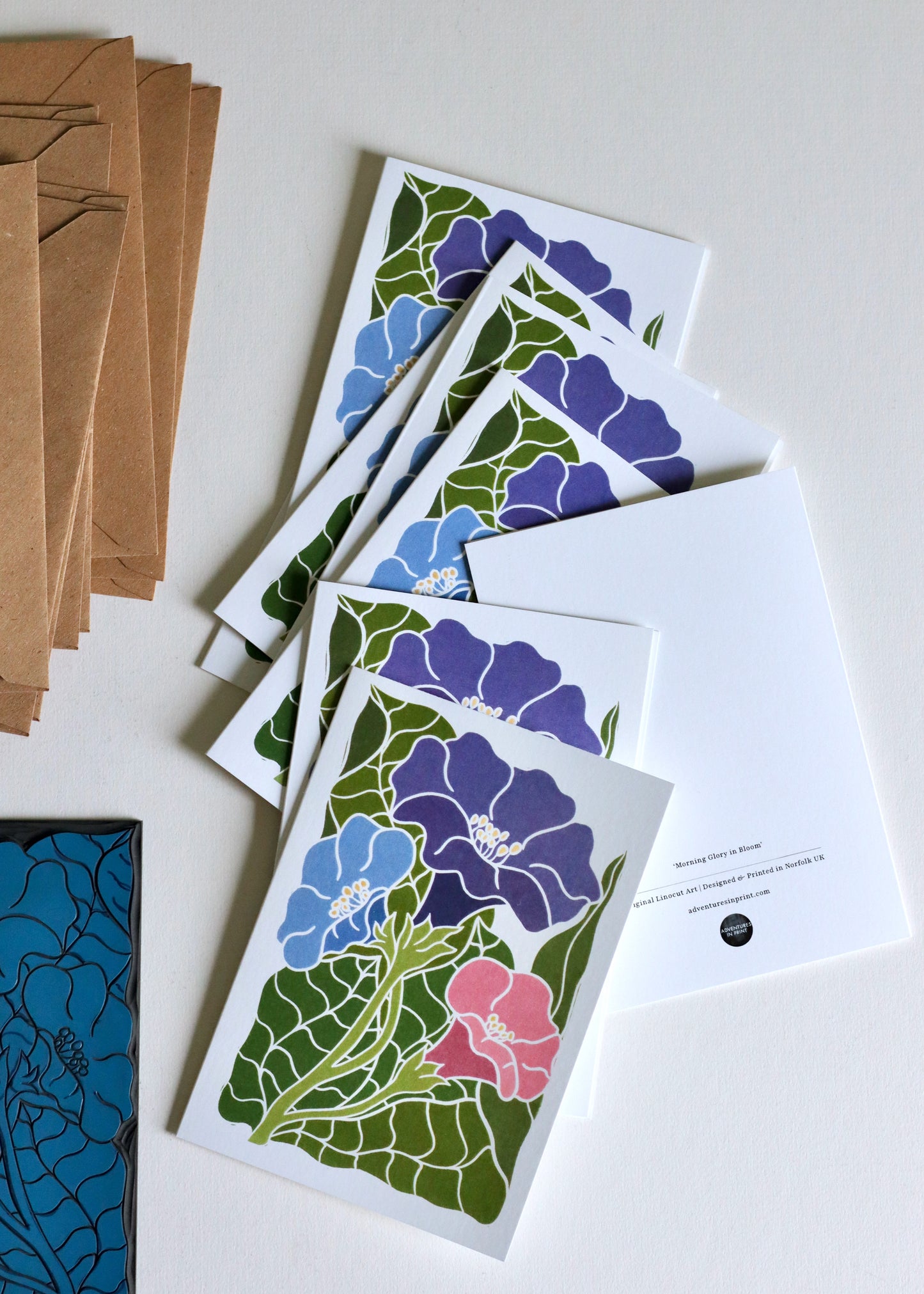 design with white carved lines