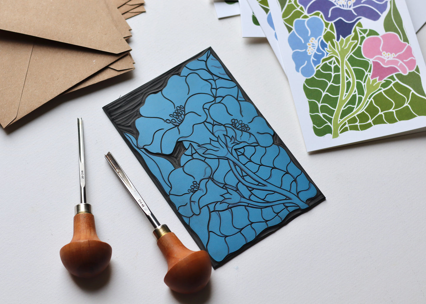 Morning Glory in Bloom | Set of 8 Notecards & Envelopes