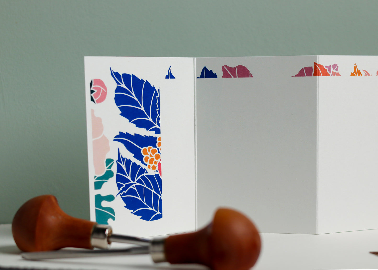 Hedgerow Happy Garland Card | Single Card & Envelope