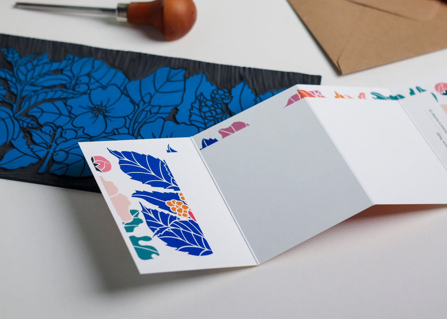 Hedgerow Happy Garland Card | Single Card & Envelope