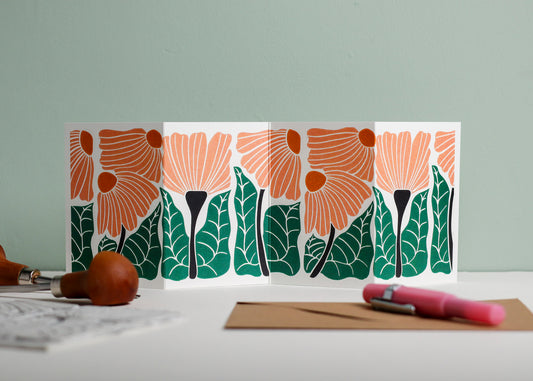 Garden Chorus Garland Card | Single Card & Envelope