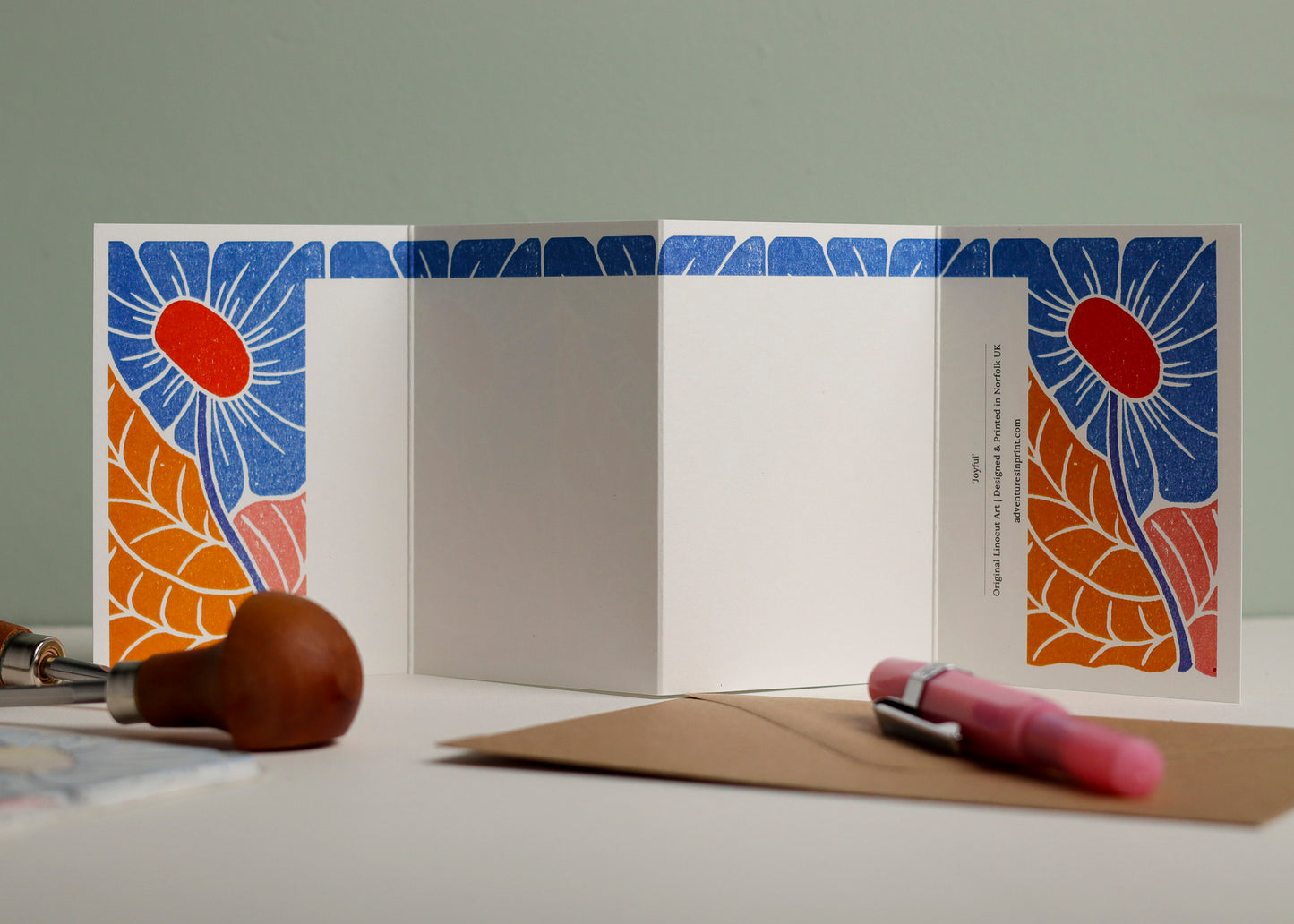 Joyful Garland Card | Single Card & Envelope