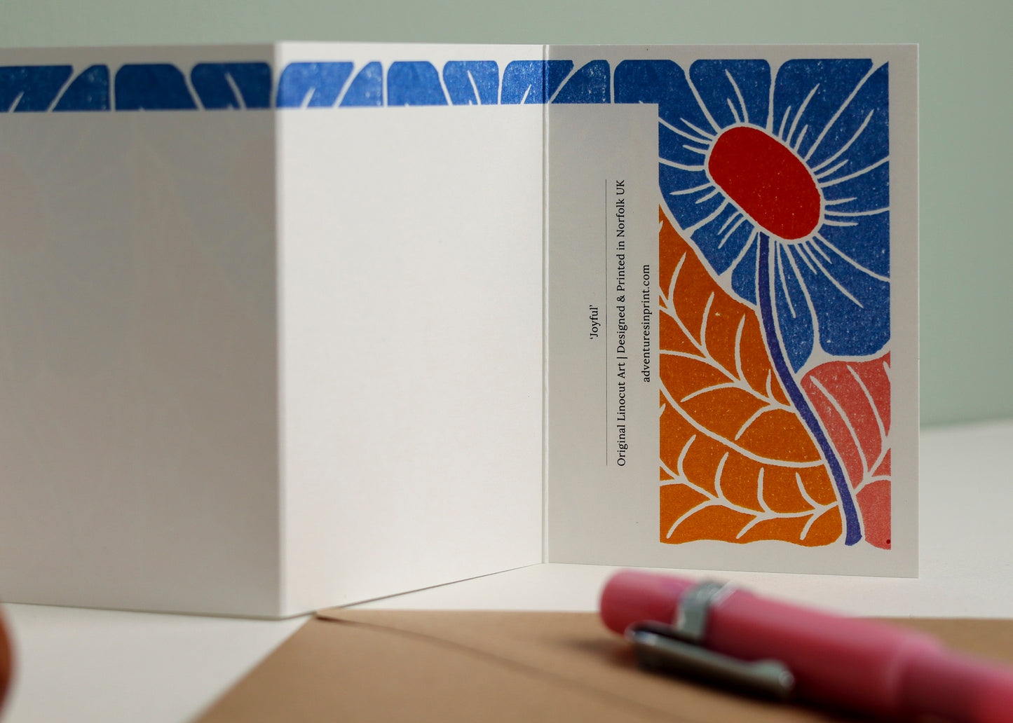 Joyful Garland Card | Single Card & Envelope