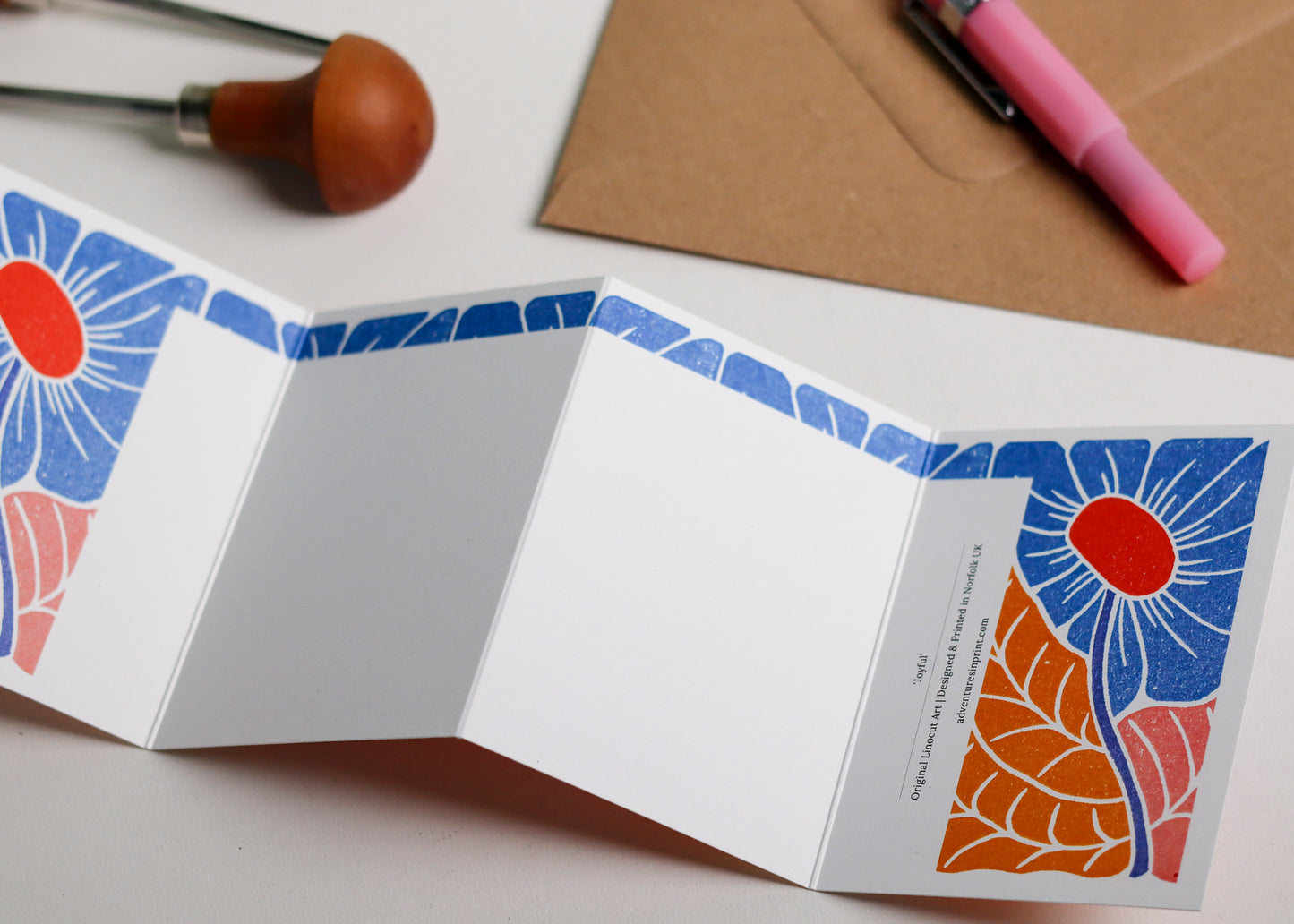 Joyful Garland Card | Single Card & Envelope