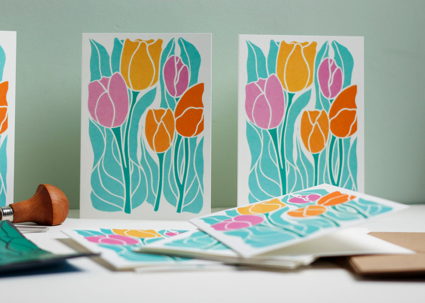 Spring Tulips | Set of 8 Notecards & Envelopes