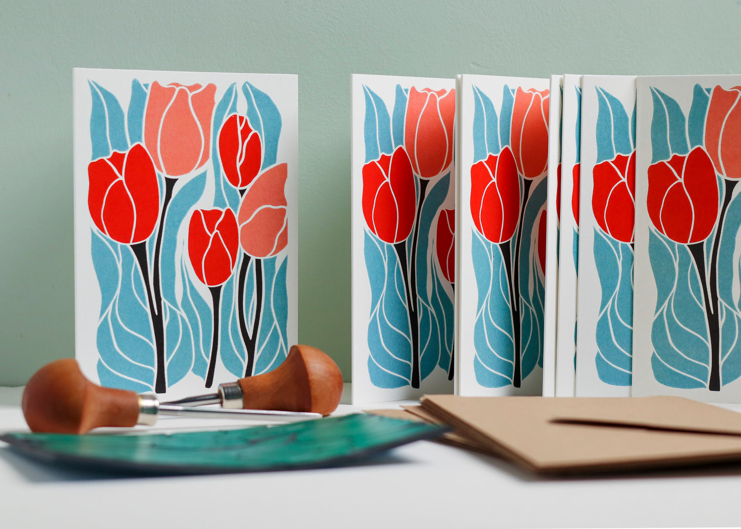 Classic Tulips | Set of 8 Notecards & Envelopes