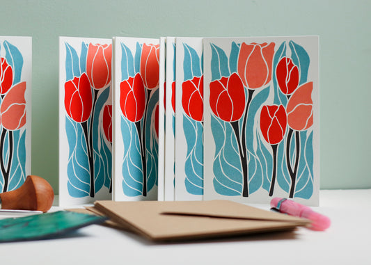 Classic Tulips | Set of 8 Notecards & Envelopes