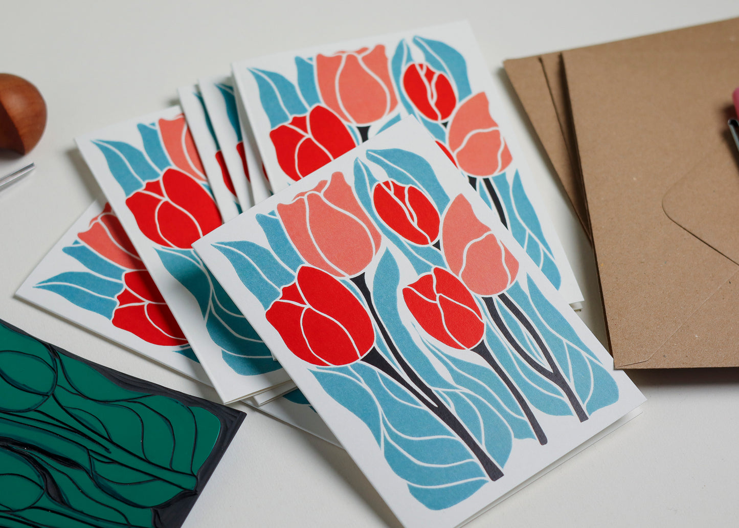 Classic Tulips | Set of 8 Notecards & Envelopes