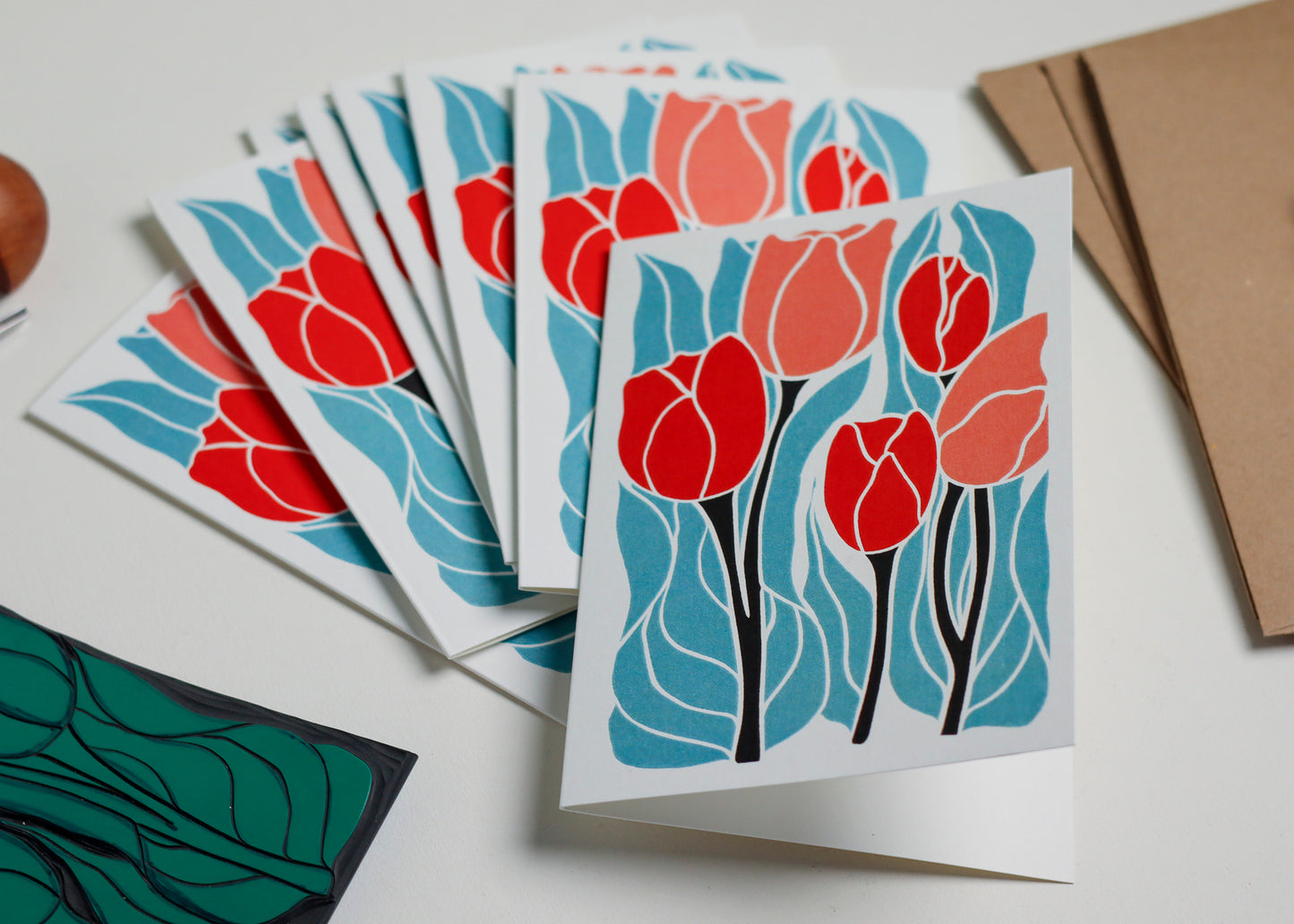 Classic Tulips | Set of 8 Notecards & Envelopes