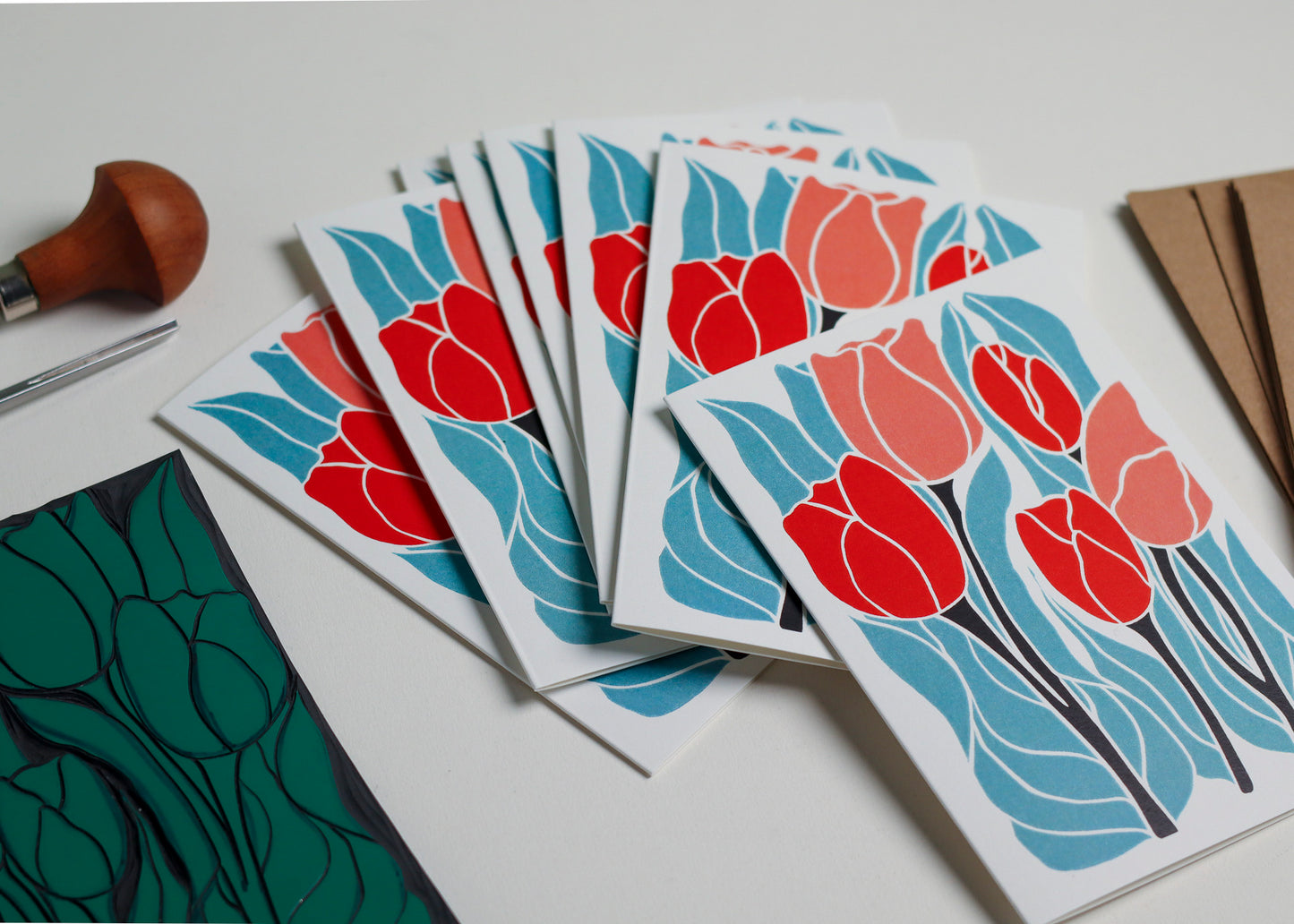 Classic Tulips | Set of 8 Notecards & Envelopes