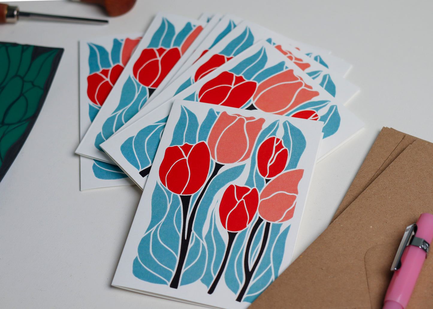 Classic Tulips | Set of 8 Notecards & Envelopes