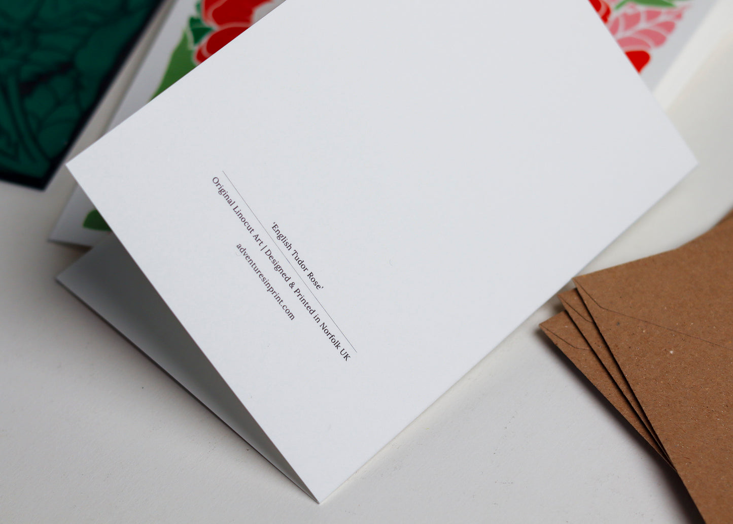 English Tudor Rose | Set of 8 Notecards & Envelopes