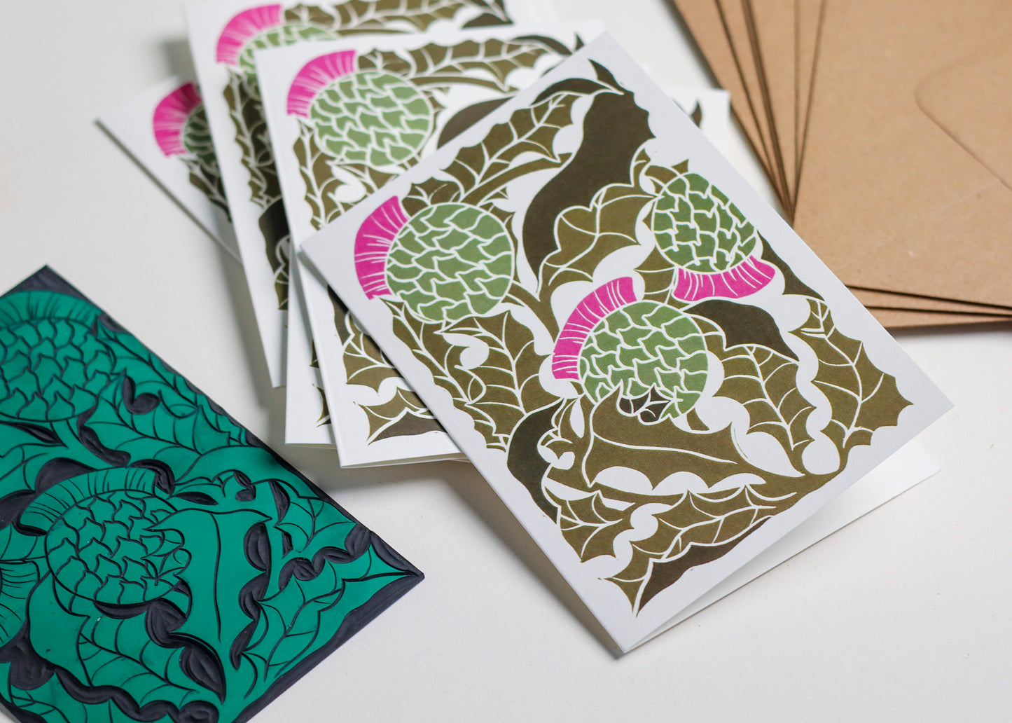 Scottish Thistles | Set of 8 Notecards & Envelopes