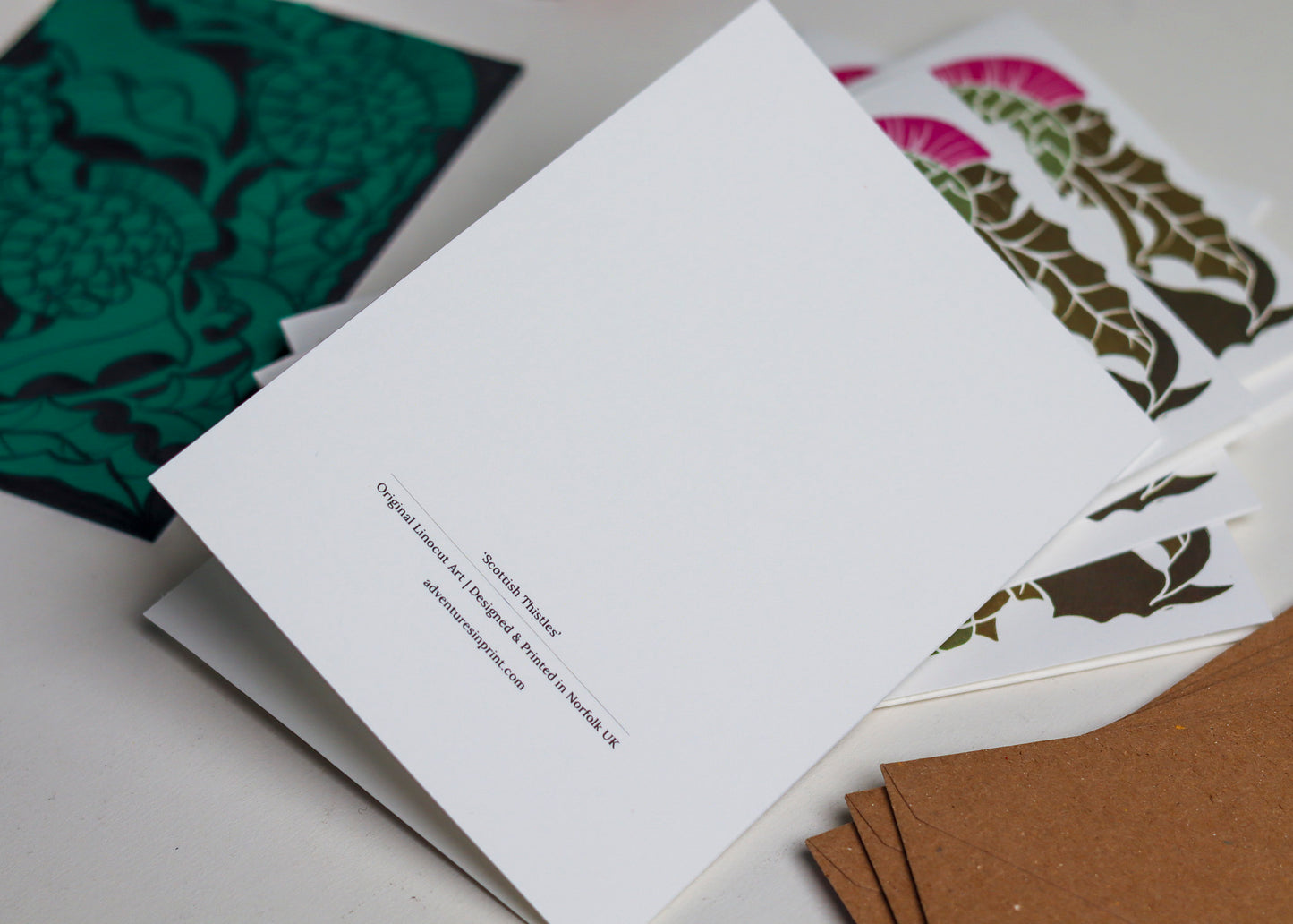 Scottish Thistles | Set of 8 Notecards & Envelopes