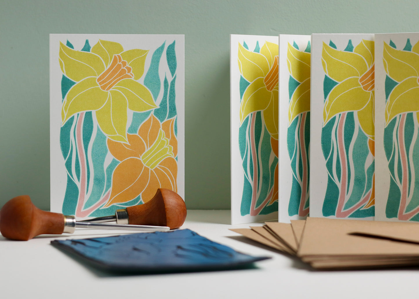 Welsh Daffodil | Set of 8 Notecards & Envelopes
