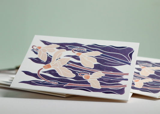 Snowdrops in the Night Garden | Set of 8 Notecards & Envelopes