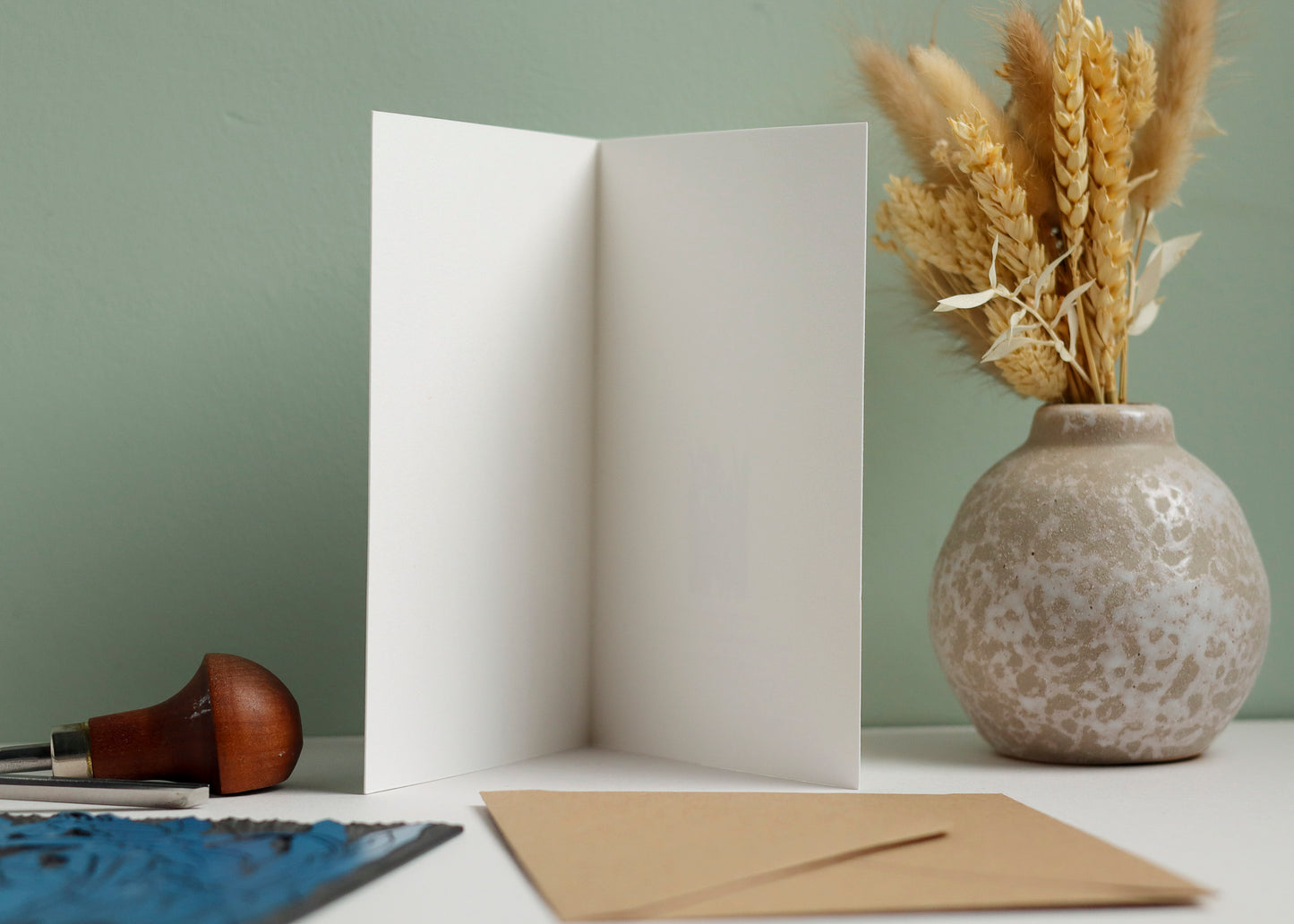 Snowdrops in the Night Garden Luxury Card | Single Card & Envelope