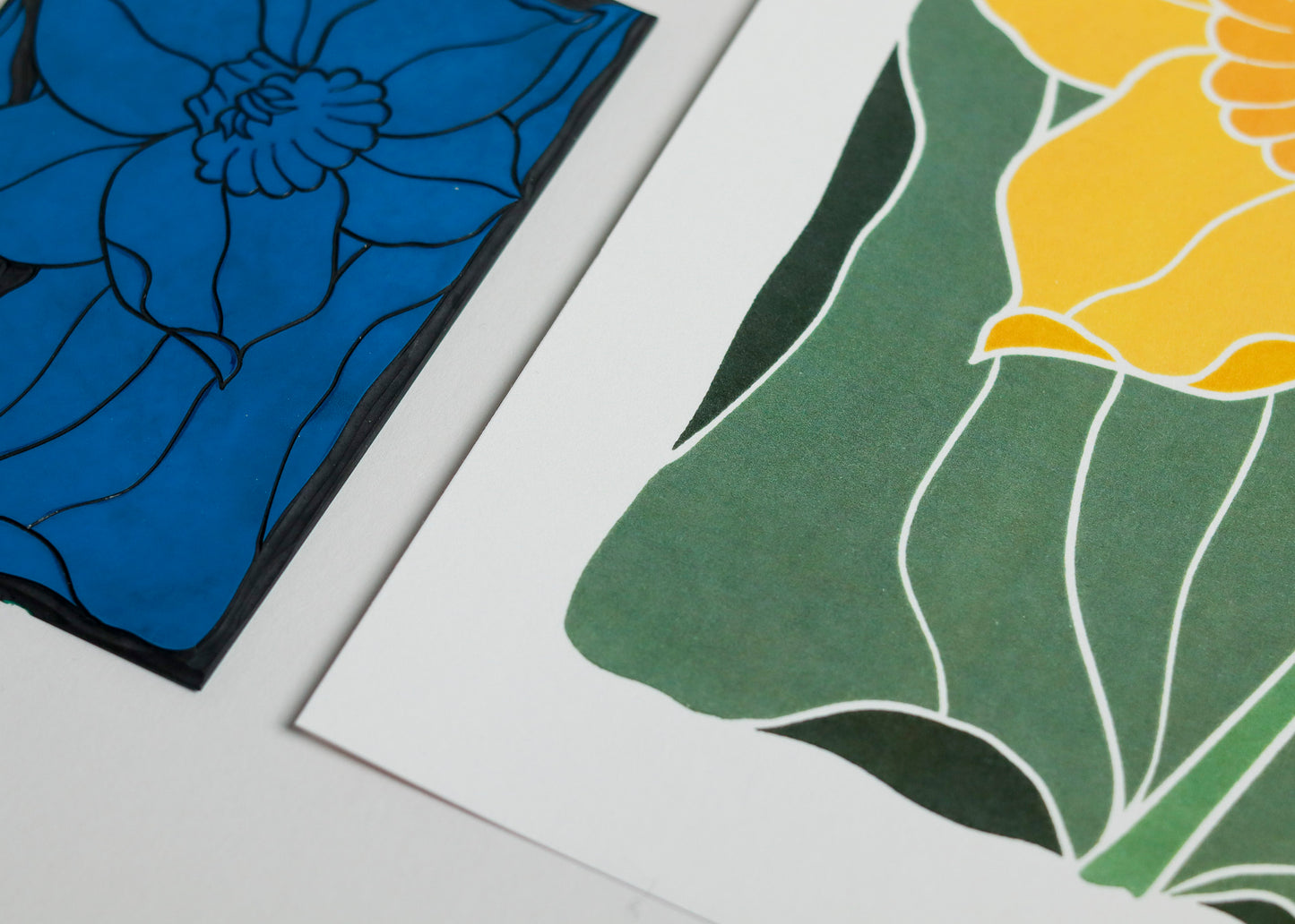 Dancing Daffodil | Art Print on Cotton Paper