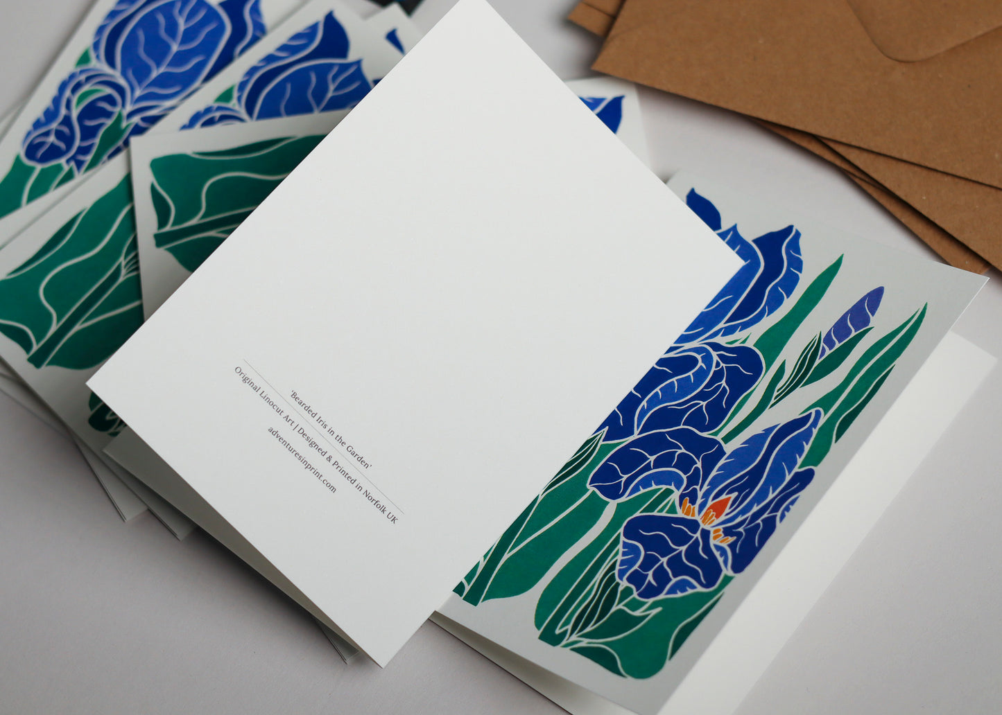 Iris in the Garden | Set of 8 Notecards & Envelopes